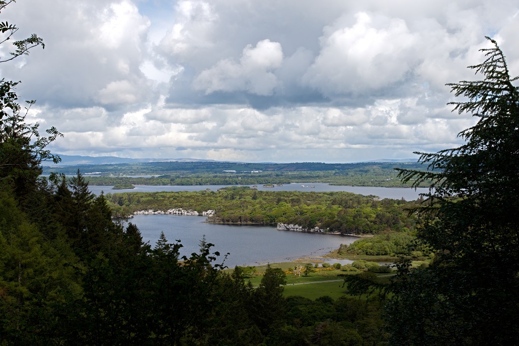 Killarney National Park ierland eire natuur natuurgebied hdr Ladies View Ring of Kerry County irish Lough Leane lake